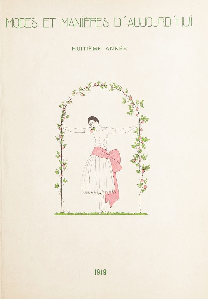 Иллюстрированная Книга Marty - MODES ET MANIÈRES D'AUJOURD' HUI. Huitième Année. 1919