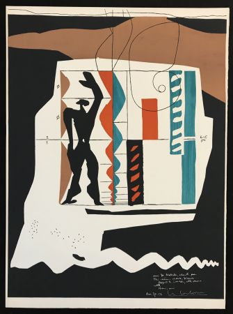 Литография Le Corbusier - Modulor
