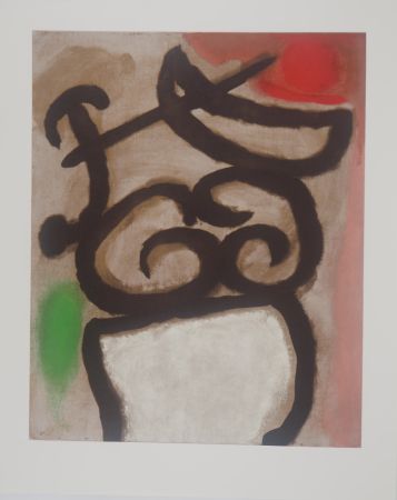 Литография Miró - Modèle féminin