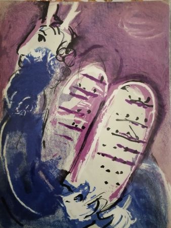 Литография Chagall - Moise
