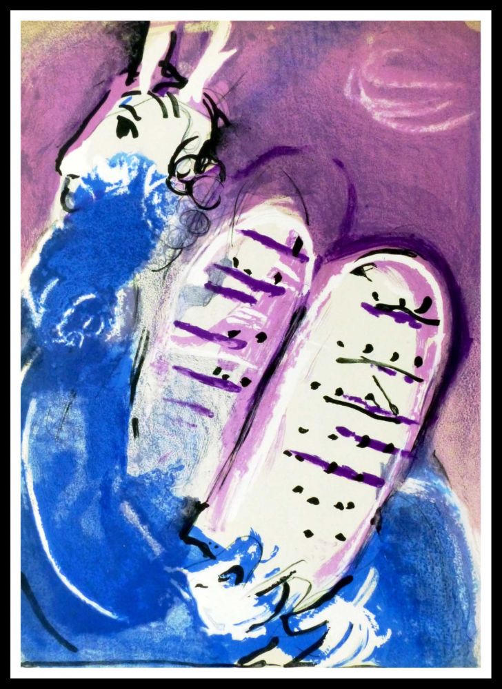 Литография Chagall - MOISE II