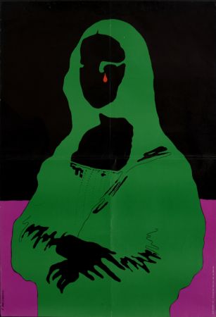 Сериграфия Cieslewicz  - Mona Lisa, 1968 - Large silkscreen poster (Scarce!)