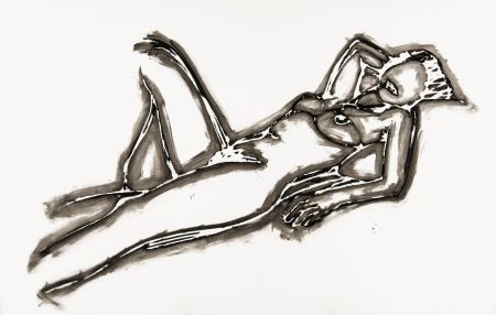 Литография Wesselmann - Monica Lying Down One Arm