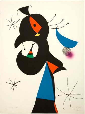 Литография Miró - Mont-Roig IV