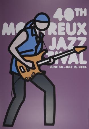 Сериграфия Opie - Montreux Jazz Festival, 2006
