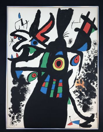 Литография Miró -  Montroig 3