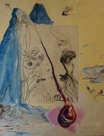 Гравюра Dali - Moses and Monotheism The Tear of Blood