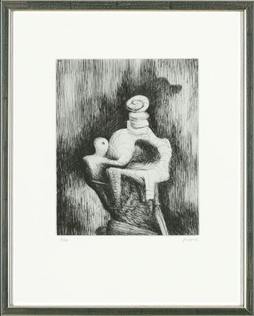 Офорт Moore - Mother and Child, 1979