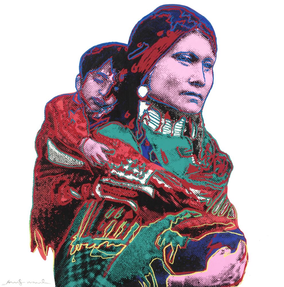 Сериграфия Warhol - Mother and Child (FS II.383)