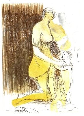 Гравюра Moore - MOTHER & CHILD XXVI,1983