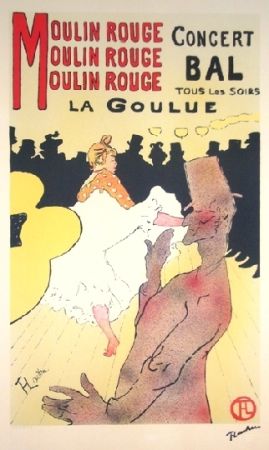 Литография Toulouse-Lautrec - Moulin rouge