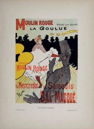 Литография Toulouse-Lautrec - Moulin Rouge La Goulue, 1896