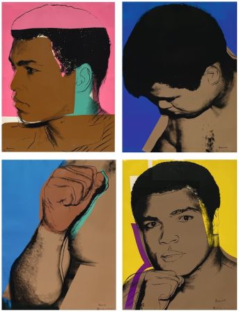 Сериграфия Warhol - Muhammad Ali Complete Portfolio (Signed By Ali And Warhol)