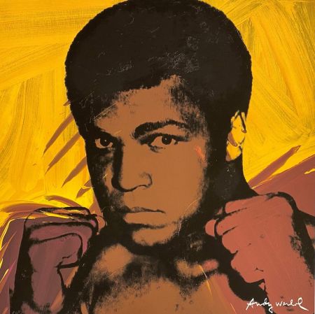 Гашение Warhol - Muhammad Ali (Yellow)
