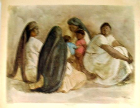 Гашение Zuniga - Mujeres de Oaxaca, Galeria de Arte Misrachi