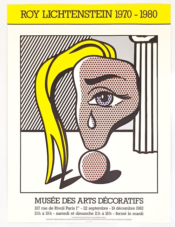 Гашение Lichtenstein - Musee des Arts Decoratifs Paris