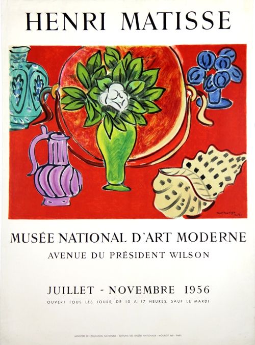 Литография Matisse - Musee Natianal D'Art Moderne