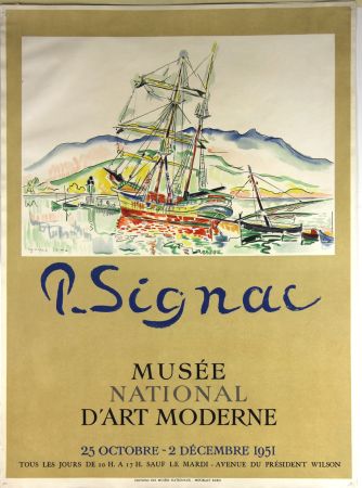 Литография Signac - Musee National d'Art Moderne