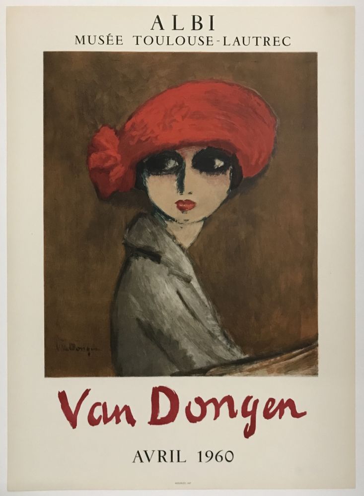 Литография Van Dongen - Musee Toulouse-Lautrec