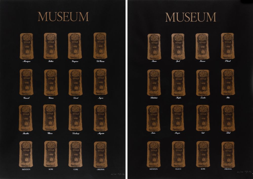 Сериграфия Broodthaers - Museum - Museum