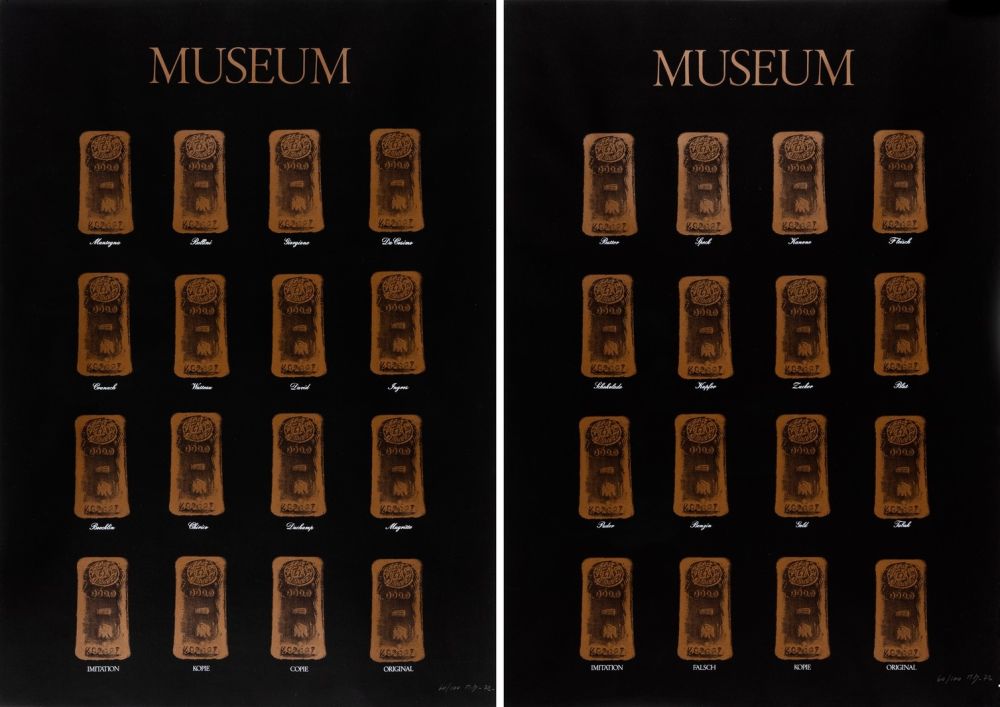Сериграфия Broodthaers - Museum - Museum