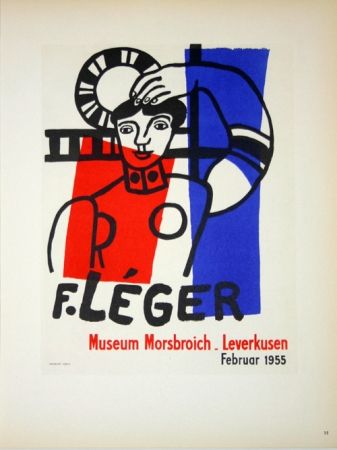 Литография Leger - Museum  Morsbroich  - Leverkussen 1955