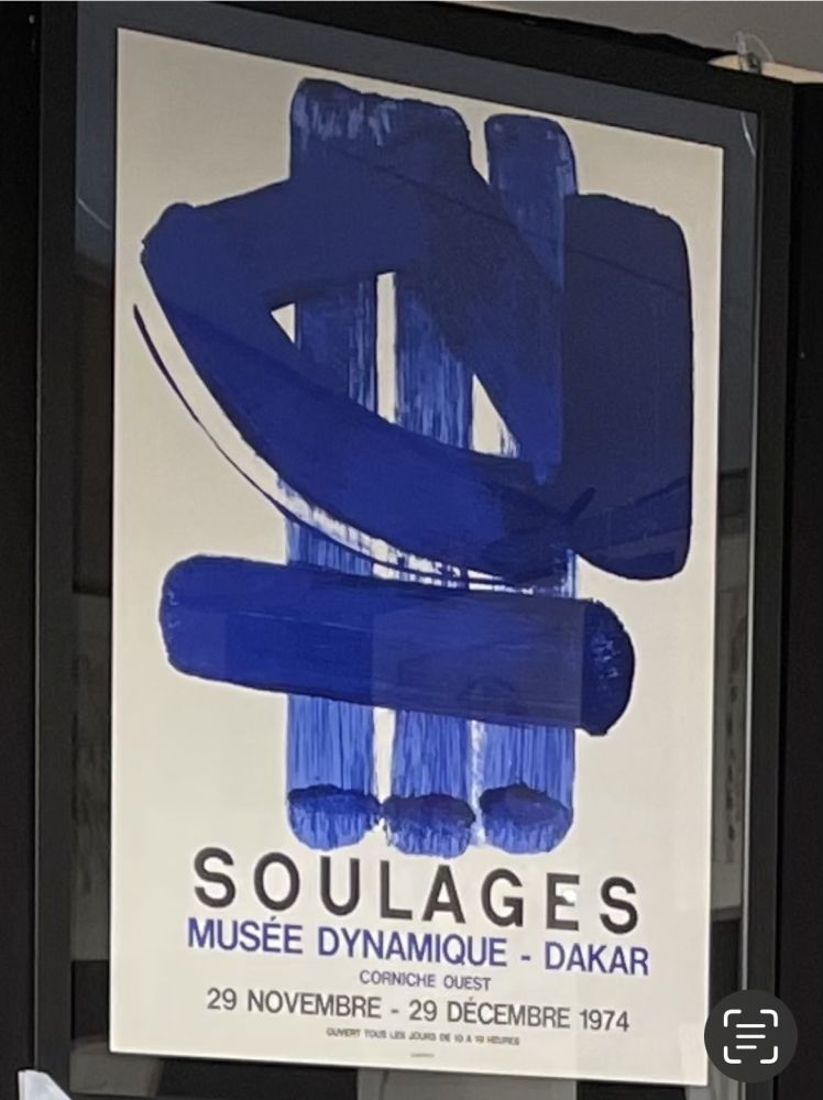 Литография Soulages - Musée dynamique 