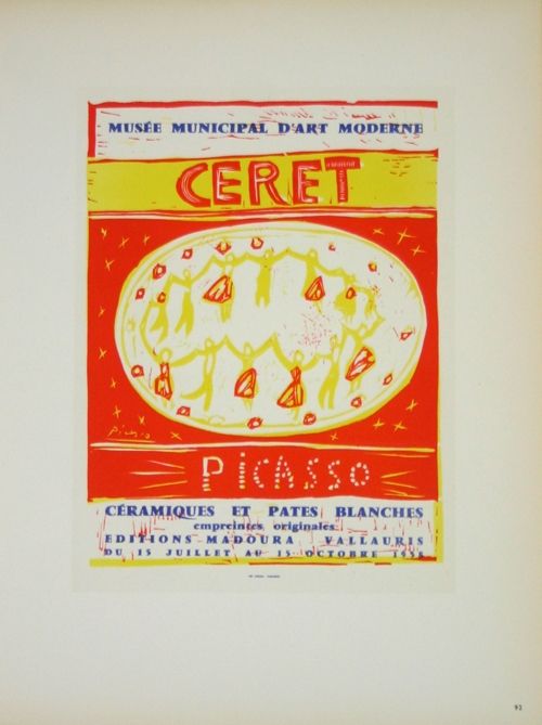 Литография Picasso (After) - Musée  Municipal de Céret  1958