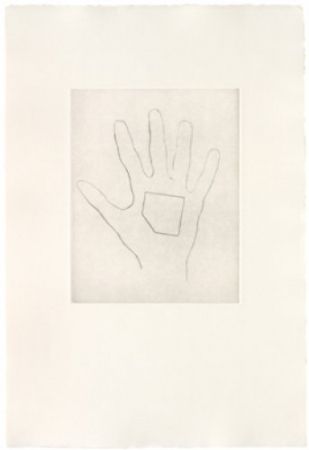 Гравюра Сухой Иглой Monk - My Left Hand Holding a Square 4