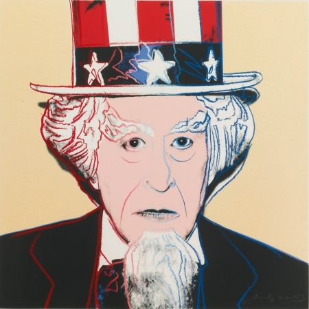 Сериграфия Warhol - MYTHS: UNCLE SAM FS II.259
