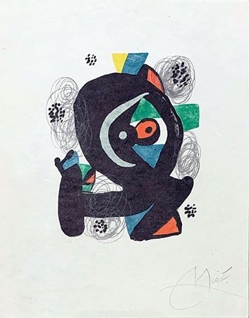 Литография Miró - Mélodie acide