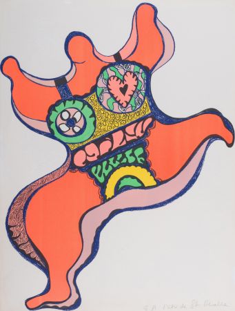 Литография De Saint Phalle - Nana, 1971. Lithographie signé. 