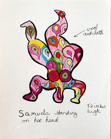 Литография De Saint Phalle - Nanas - Samuela