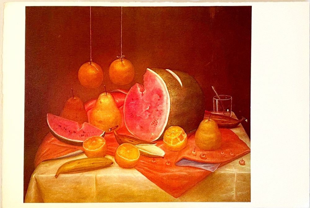 Литография Botero - Nature morte