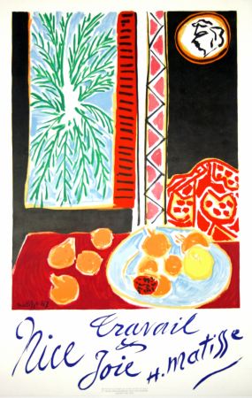 Литография Matisse - Nice Travail et Joie