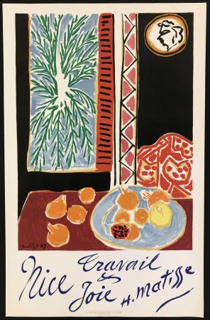Литография Matisse - Nice Travail et Joie