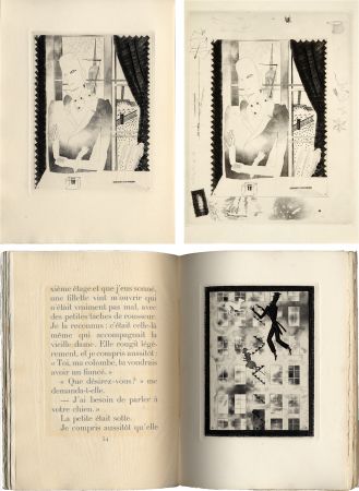 Иллюстрированная Книга Alexeïeff - Nicolai Gogol : JOURNAL D'UN FOU (1927).