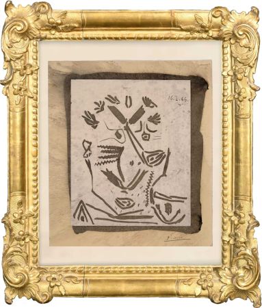 Линогравюра Picasso - Notre Dame de Vie. 1966