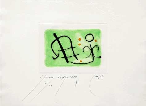 Гравюра Miró - Nous avons