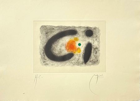 Гравюра Miró - Nous avons