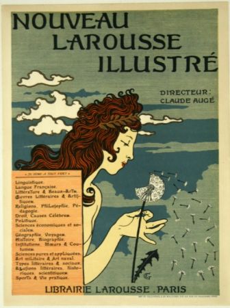 Литография Grasset - Nouveau Larousse Illustré
