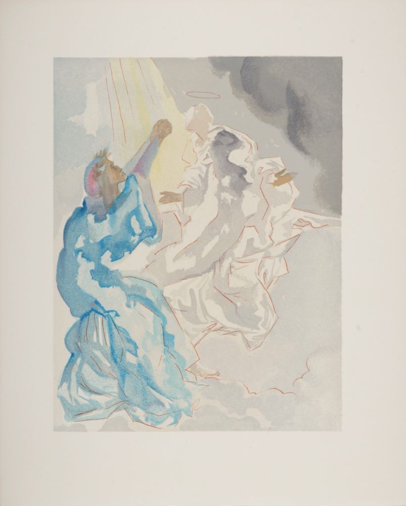 Гравюра На Дереве Dali - Nouvel aspect de Béatrice, 1963