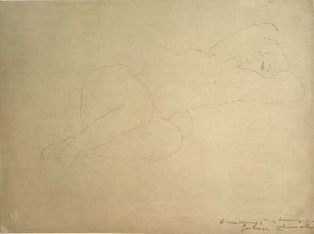 Литография Modigliani - Nu