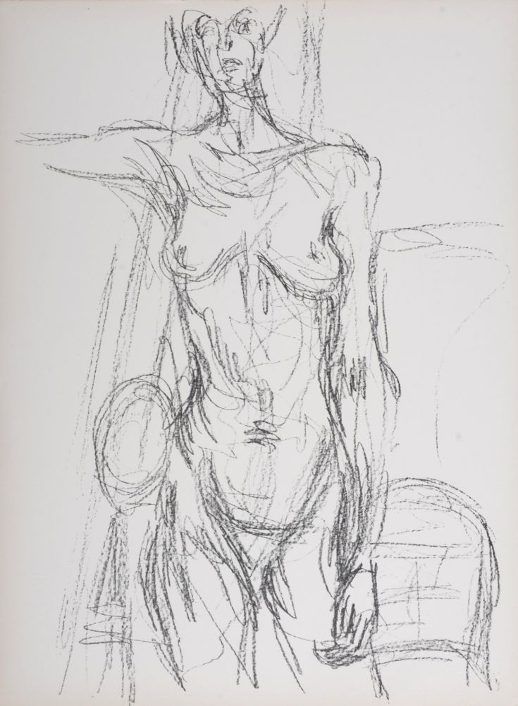 Литография Giacometti - Nu, 1961