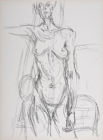 Литография Giacometti - Nu, 1961