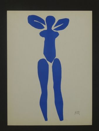 Литография Matisse - Nu bleu, 1952 