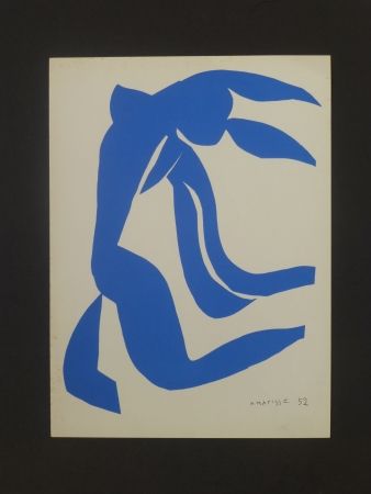 Литография Matisse - Nu bleu, 1952