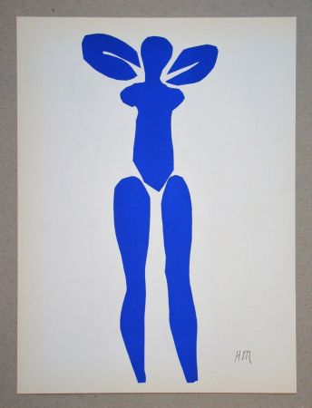 Литография Matisse (After) - Nu bleu debout - 1952