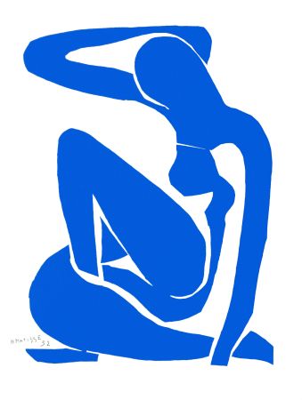 Литография Matisse - Nu Bleu I (Blue Nude I)