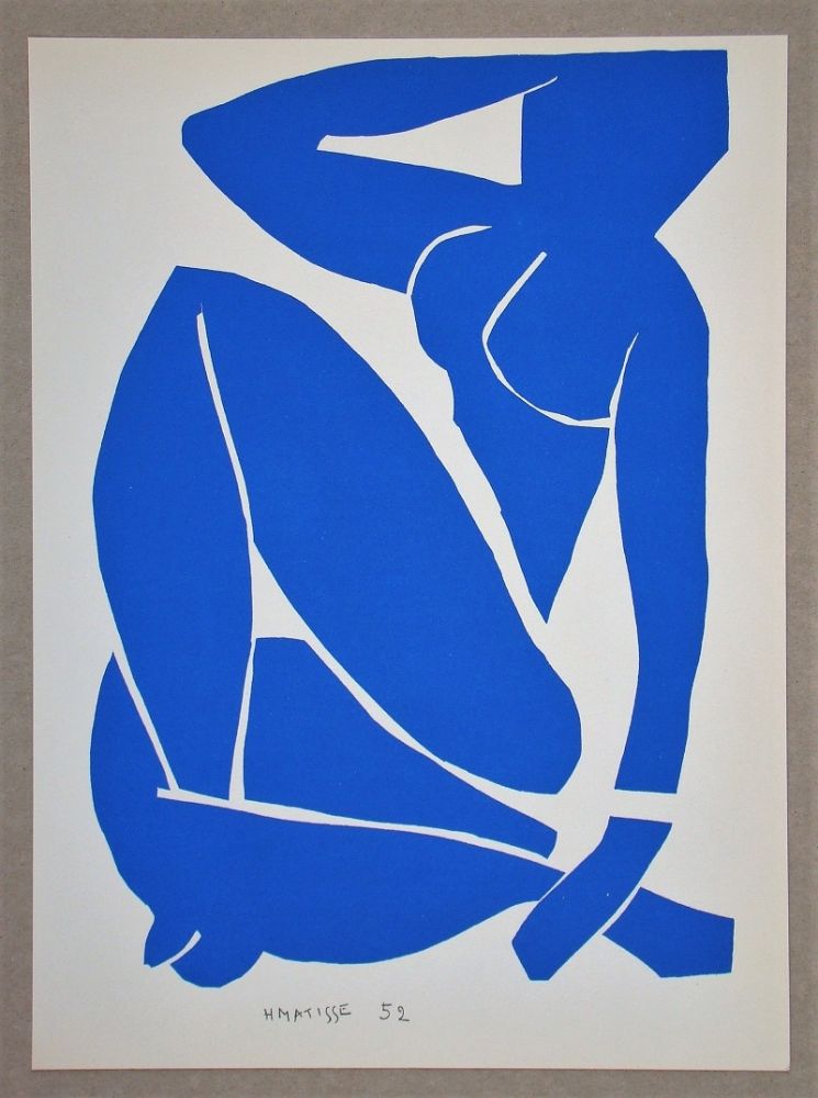 Литография Matisse (After) - Nu bleu III.-1952